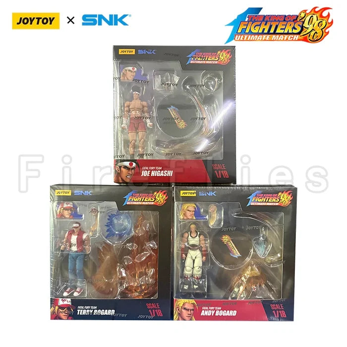 1/18 JOYTOY Action Figure SNK KOF '98UM Fatal Fury Team Anime Model Collection Toy For Gift