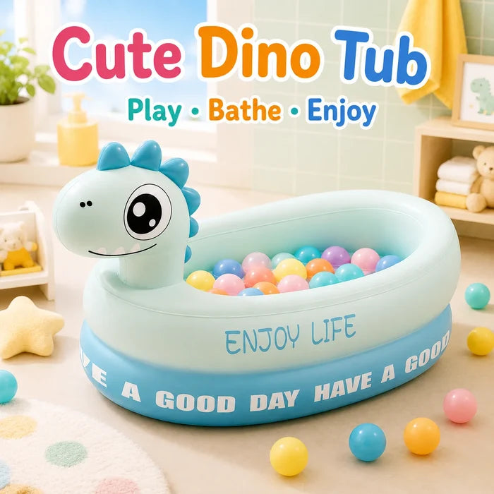 1PC Portable Inflatable Bath Tub, Newborn Household Folding Bathtub, Sitting & Lying Position Bathtub