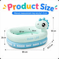 1PC Portable Inflatable Bath Tub, Newborn Household Folding Bathtub, Sitting & Lying Position Bathtub