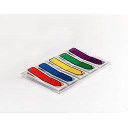 3M 684ARR1  P-T ARROW FLAGS .47X1.7" 100FLG 4COLX25SHT 24PK/CS