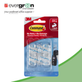 3M Command™ Clear Mini Hooks 17006CLR, 6 Hooks with 8 Strip/Pack, 6 Pack/Case