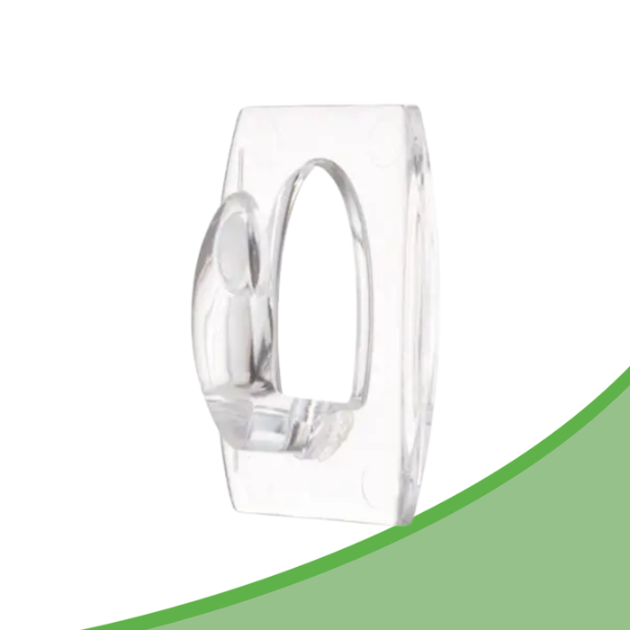 3M Command™ Clear Mini Hooks 17006CLR, 6 Hooks with 8 Strip/Pack, 6 Pack/Case