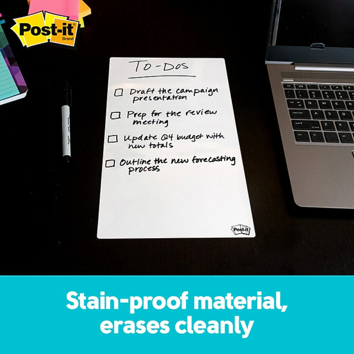 3M Post-it® Dry Erase Super Sticky Sheets | 7 x 11.3 inches