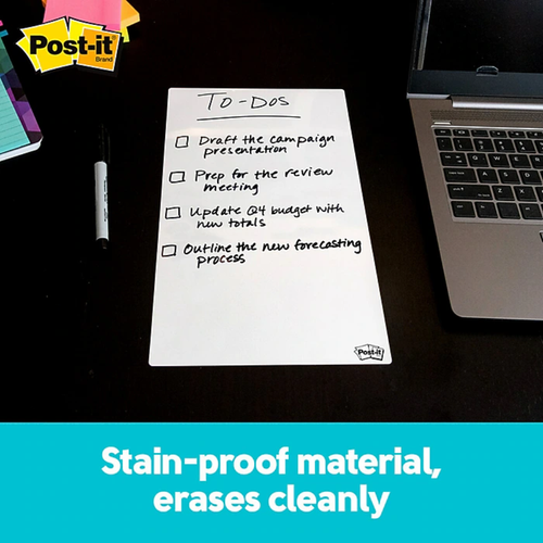 3M Post-it® Dry Erase Super Sticky Sheets | 7 x 11.3 inches