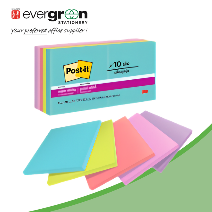 3M Post-It® Supernova Neon Super Sticky Notes