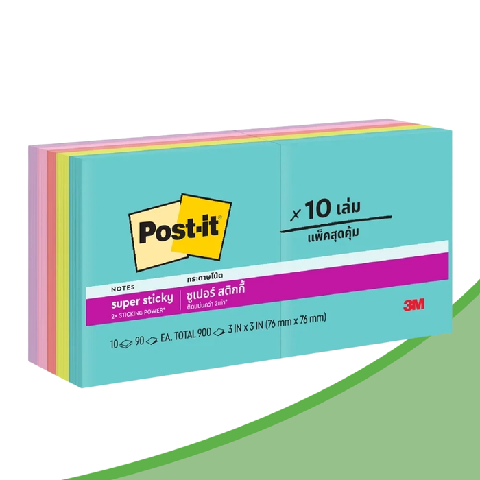 3M Post-It® Supernova Neon Super Sticky Notes
