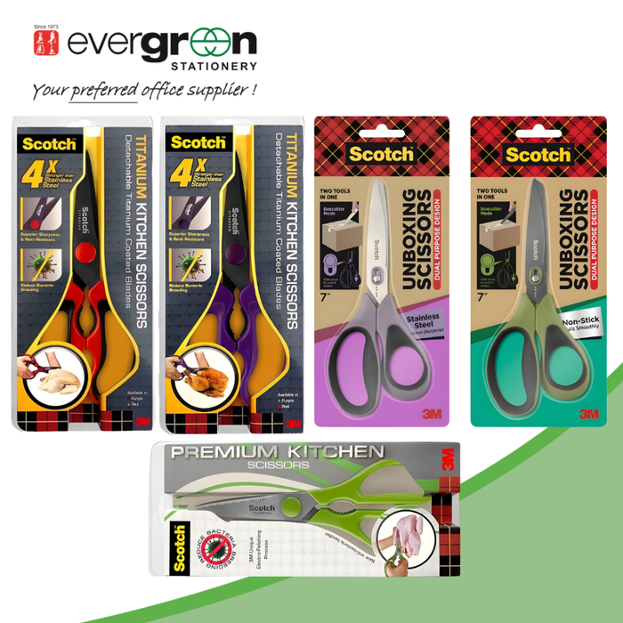 3M Scotch™ Premium/Titanium Detachable Kitchen Scissors