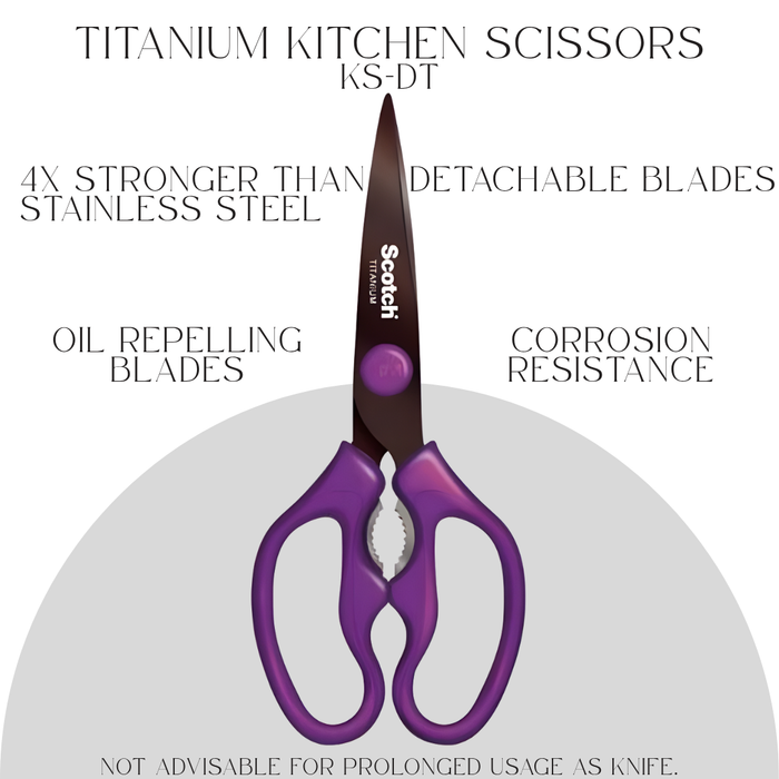 3M Scotch™ Premium/Titanium Detachable Kitchen Scissors