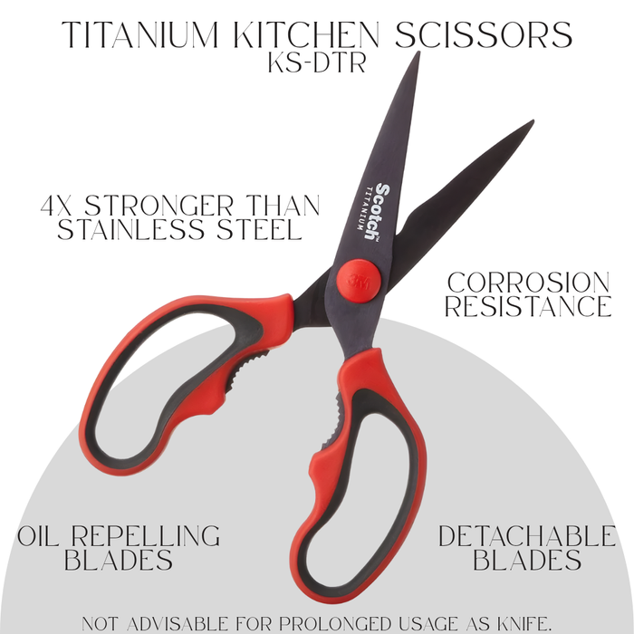 3M Scotch™ Premium/Titanium Detachable Kitchen Scissors