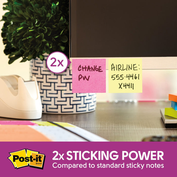 3M Super Sticky Recycled Notes Bali Collection | 3" x 3" | 654-5SSNRP