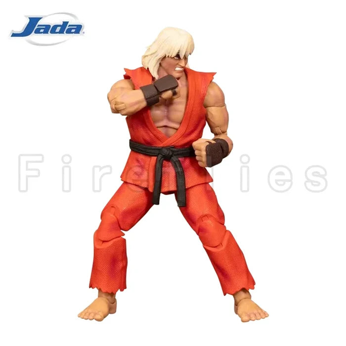 6inches Jada Toys 1/12 Ultra Street Fighter II: The Final Challengers Violent Ken Anime Model For Gift