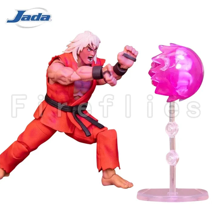 6inches Jada Toys 1/12 Ultra Street Fighter II: The Final Challengers Violent Ken Anime Model For Gift