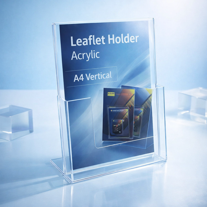 Acrylic Leaflet Holder A4 Vertical