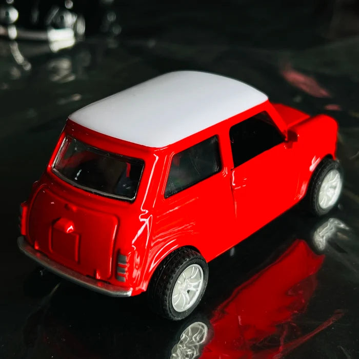 Alloy car model sports car  Children's retro nostalgic vintage alloy retro car model cute cake ornament