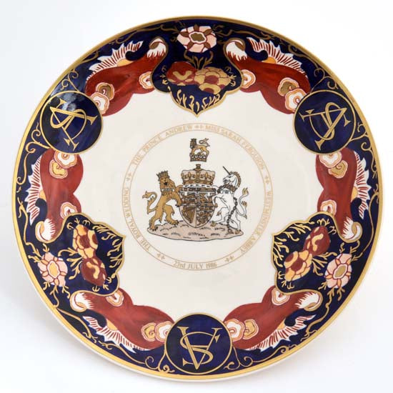 Andrew & Sarah Wedding Plate 1986