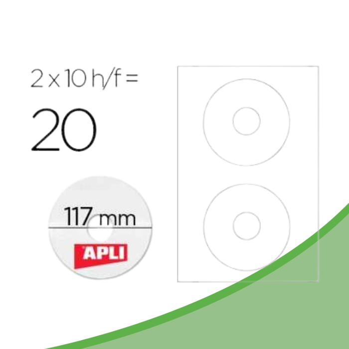 APLI 10293/10603 CD/DVD Gloss-Label