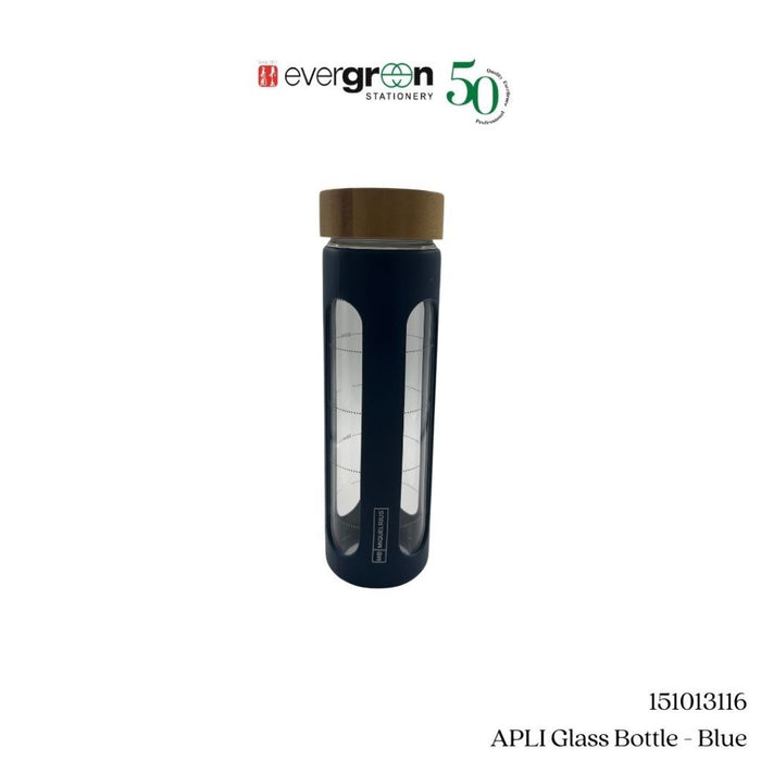 APLI Glass Water Bottle