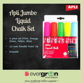 Apli Jumbo Liquid Chalk 5Pcs/Set 15mm Parallel Point