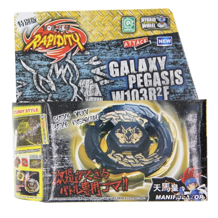 B-X TOUPIE BURST BEYBLADE jet wyvern Flash Sagittario 230WD  BB126 WITH LAUNCHER