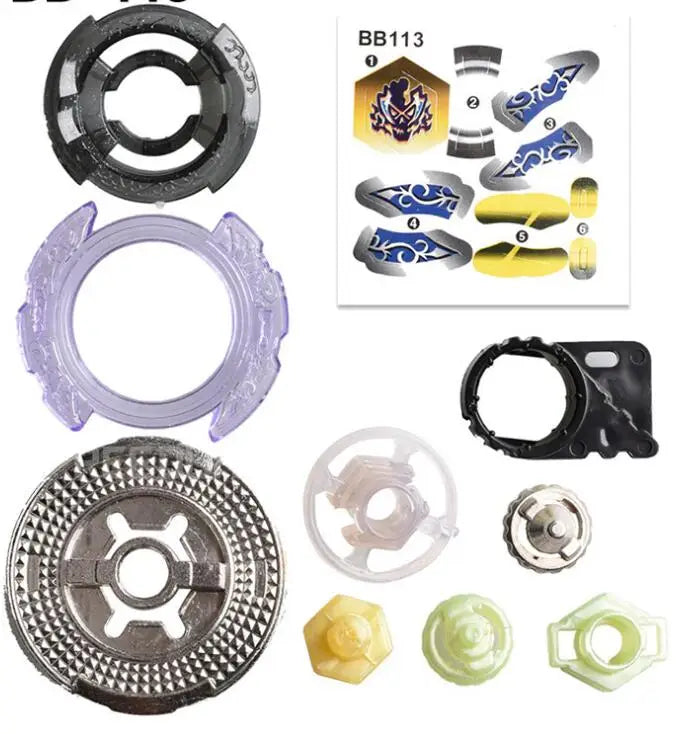 B-X TOUPIE BURST BEYBLADE jet wyvern Flash Sagittario 230WD  BB126 WITH LAUNCHER
