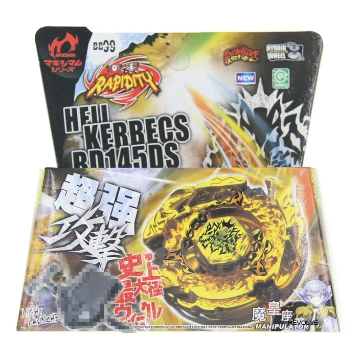 B-X TOUPIE BURST BEYBLADE jet wyvern Flash Sagittario 230WD  BB126 WITH LAUNCHER