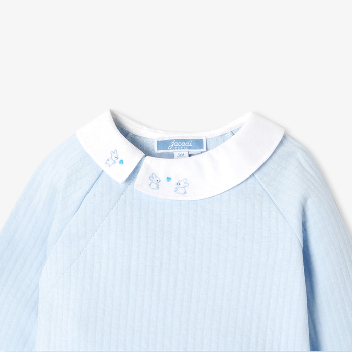 Baby boy comfort set in double-sided jersey