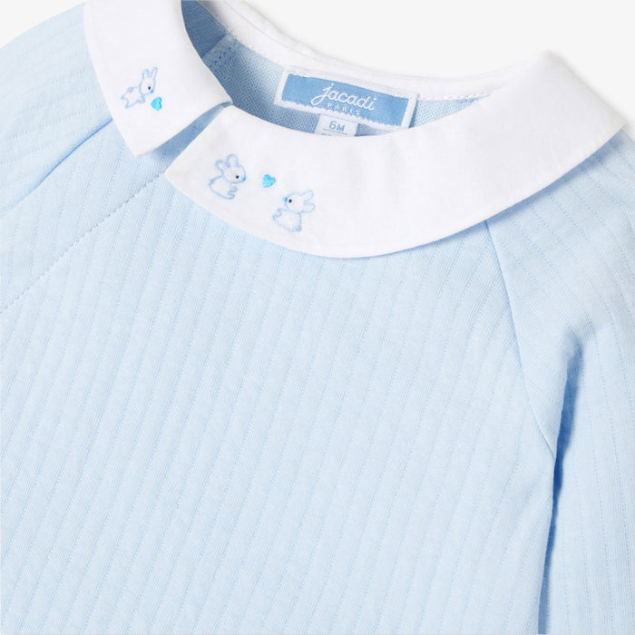 Baby boy comfort set in double-sided jersey