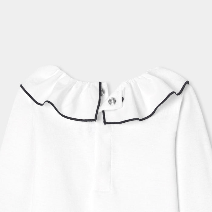 Baby girl bodysuit in cotton jersey