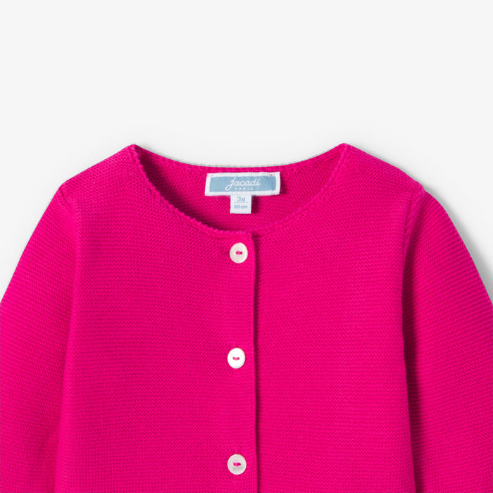Baby girl cotton cardigan