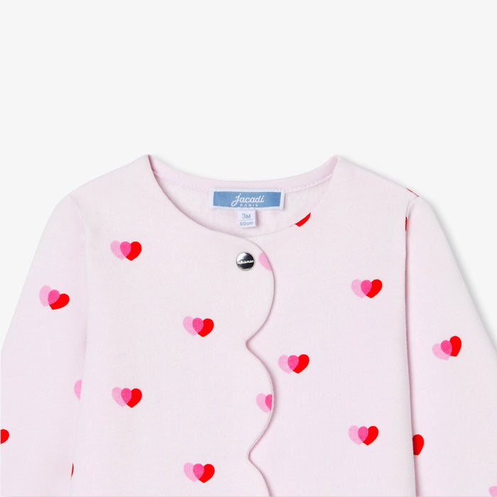 Baby girl fleece pyjamas