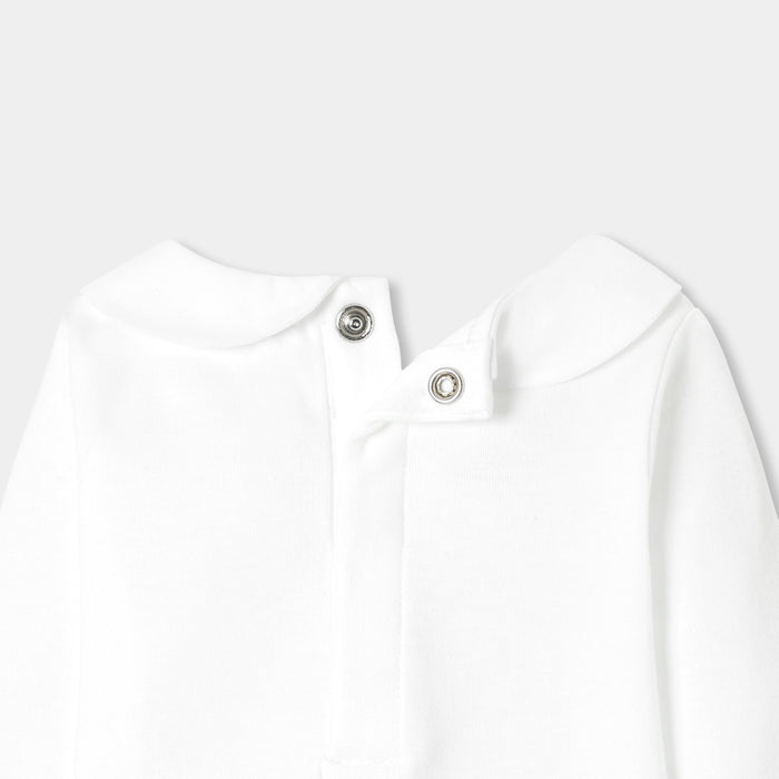 Baby girl long-sleeved cotton bodysuit