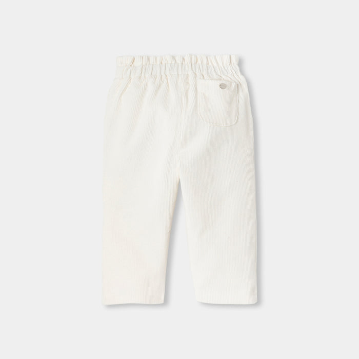Baby girl velvet trousers