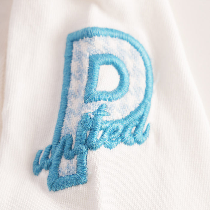 Baby Infant Dungaree in White Pink with Soft Comfort Fabric, Adjustable Straps & Pockets