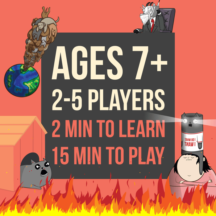 Barking Kittens play info: ages 7+, 2 to 5 players