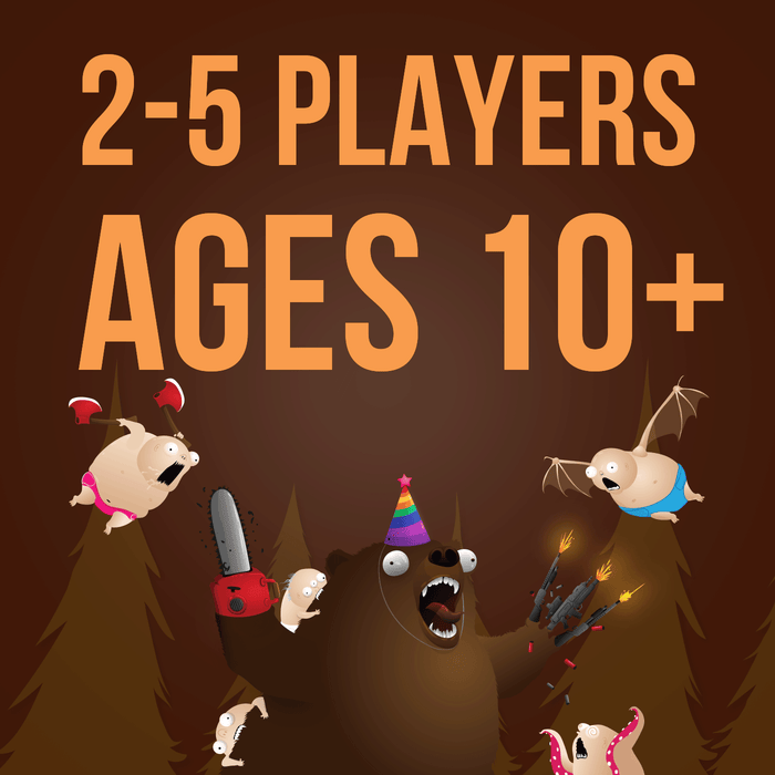 Bears vs Babies play info: 2 to 5 players, ages 10 and up