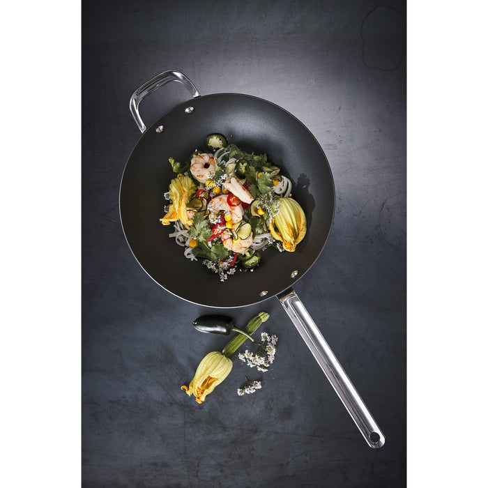 Black Iron Wok 30cm
