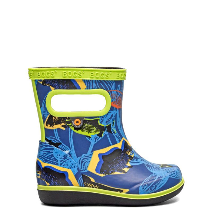 Bogs Skipper II Rainboot - Fish Navy-73499I-492 5-Pumpkin Pie Kids Canada