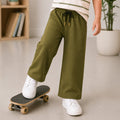 Boys Olive Easy Move Straight Fit Lower
