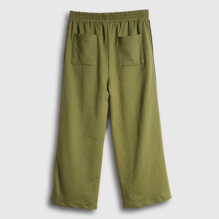 Boys Olive Easy Move Straight Fit Lower