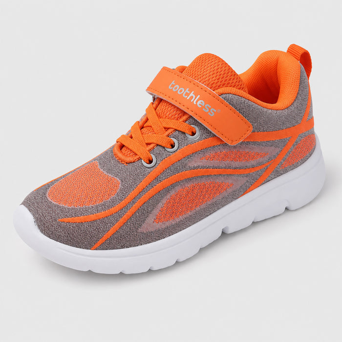 Boys Orange Lightweight Sports Shoes