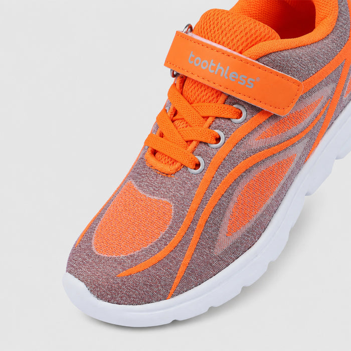 Boys Orange Lightweight Sports Shoes