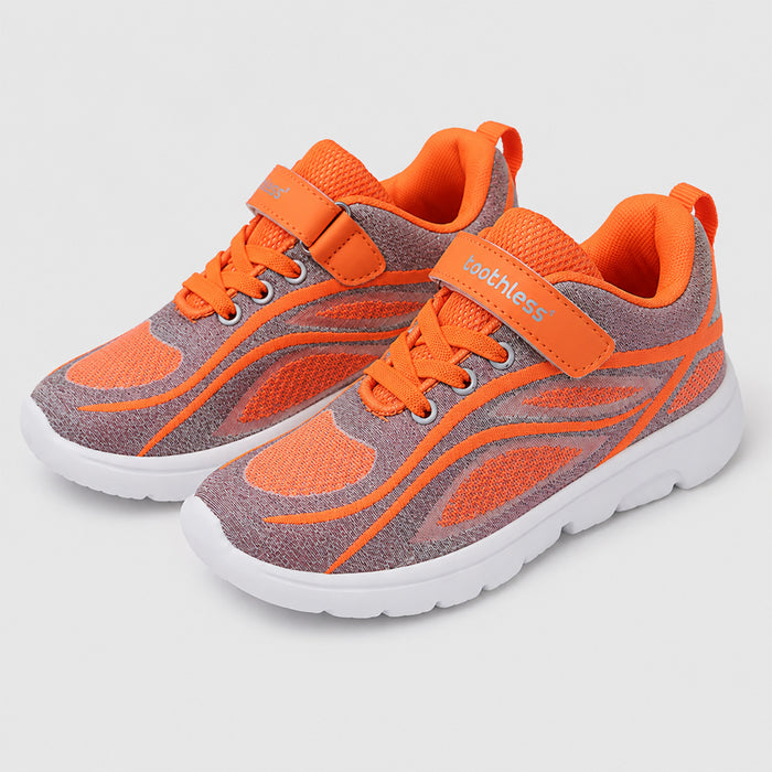 Boys Orange Lightweight Sports Shoes