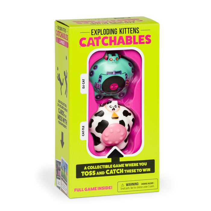 Catchables DJ and Cattle 2-pack box at an angle