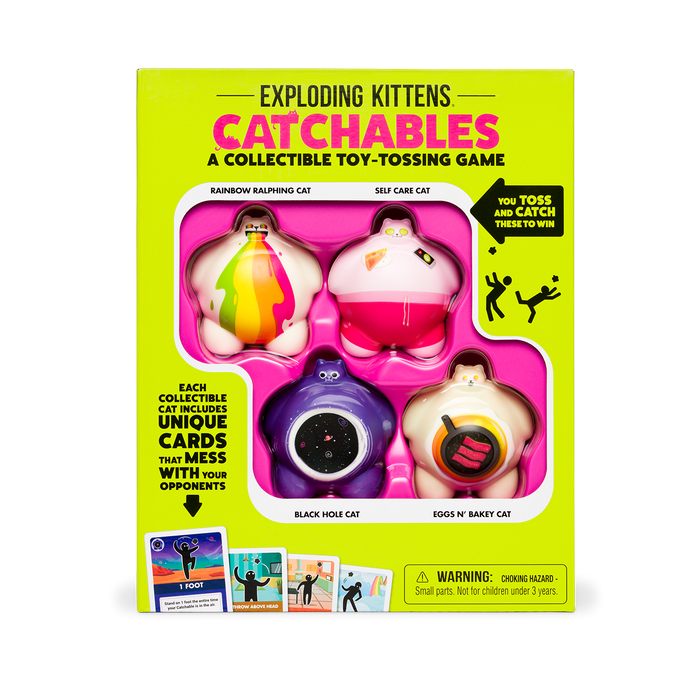 Catchables 4-pack box front showing four collectible toy figures