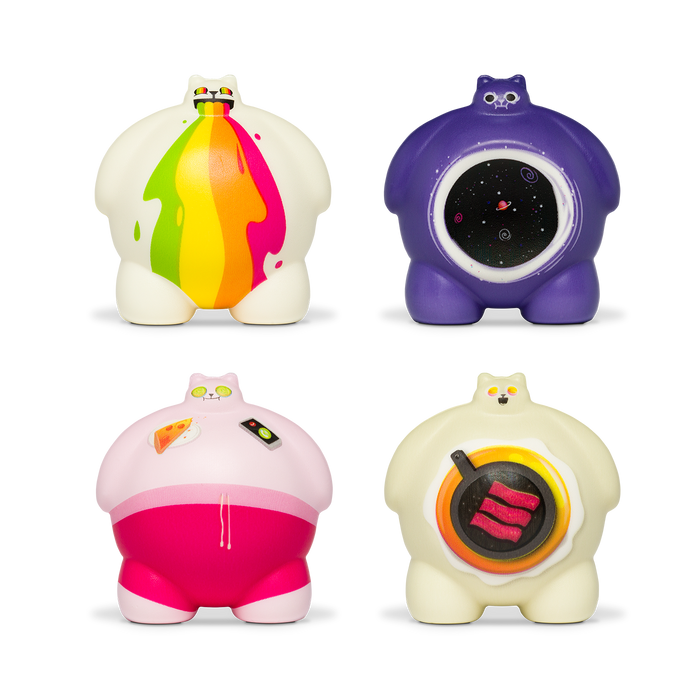 Catchables 4-pack toy figures, four collectible characters