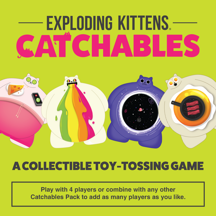 Tagline: a collectible toy-tossing game, with four Catchables figures