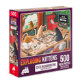 Cats in Quarantine 500-piece puzzle box shown at an angle