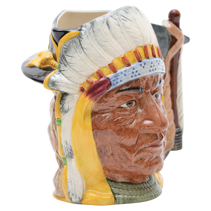 Chief Sitting Bull and George Armstrong Custer Brown Eyes