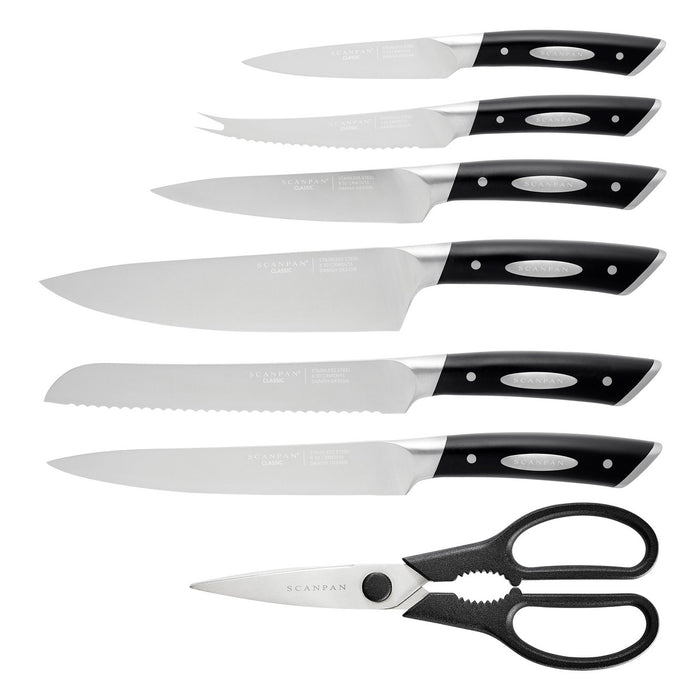 Classic 8 Piece Eclipse Knife Block Set
