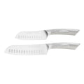 Classic Steel 2 Piece Santoku Set